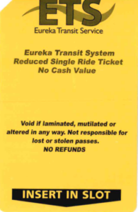 ETS Single Ride Reduced Pass